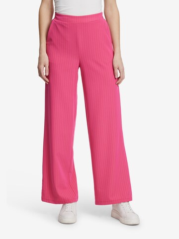 Cartoon Wide leg Broek in Roze: voorkant