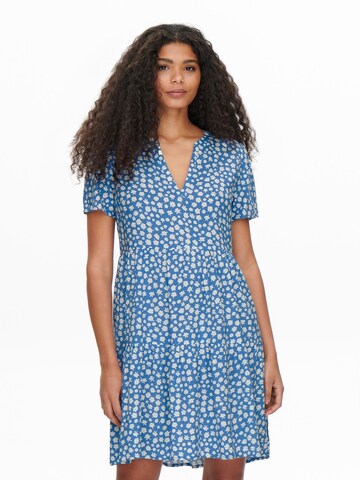 Robe 'ZALLY' ONLY en bleu : devant