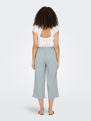 ONLY Wide leg Pleat-front trousers 'ONLNova' in Green