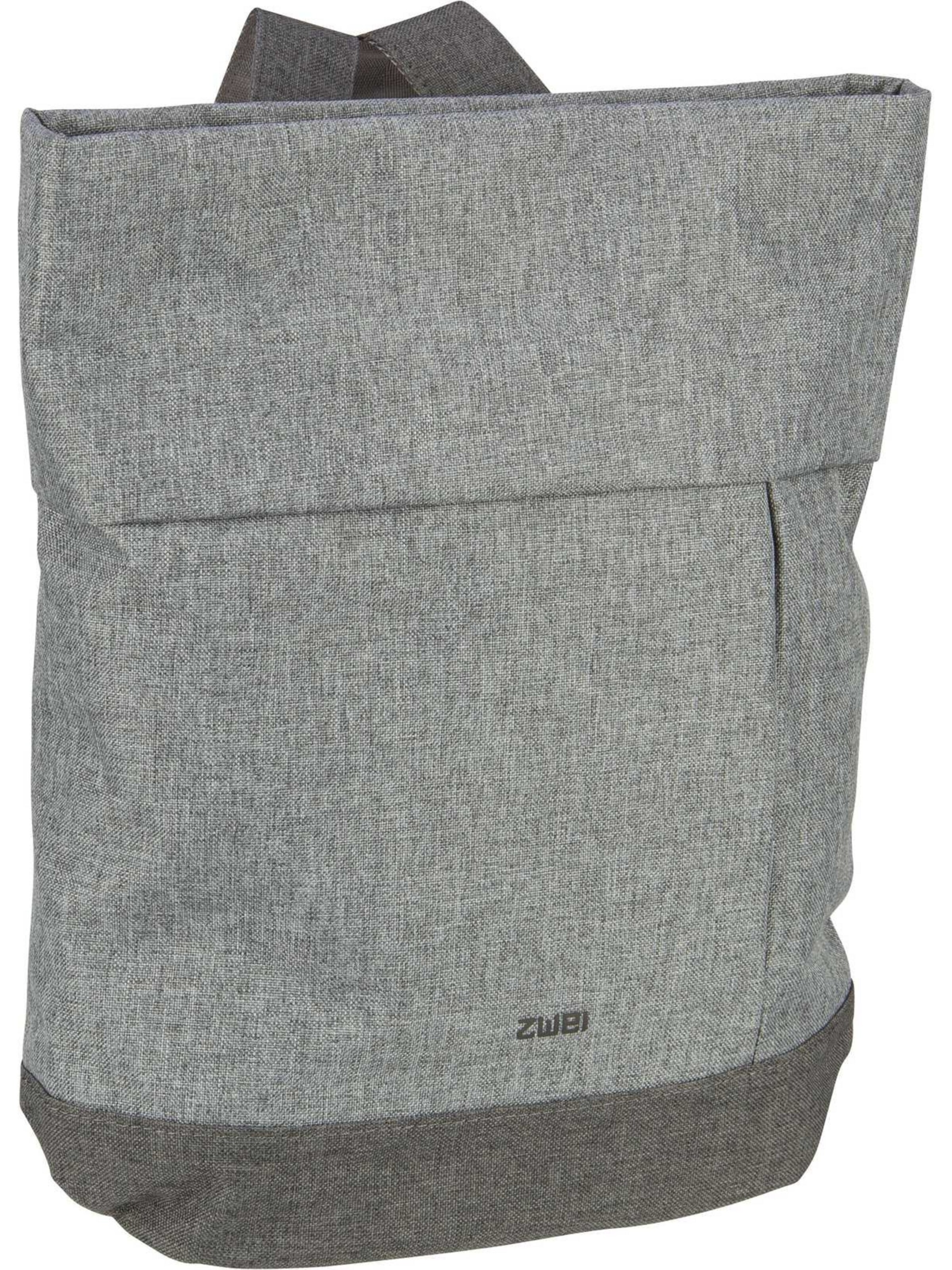 ZWEI Backpack 'Benno' in Grey: front