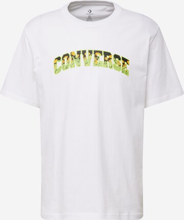 T-Shirt CONVERSE en blanc : devant