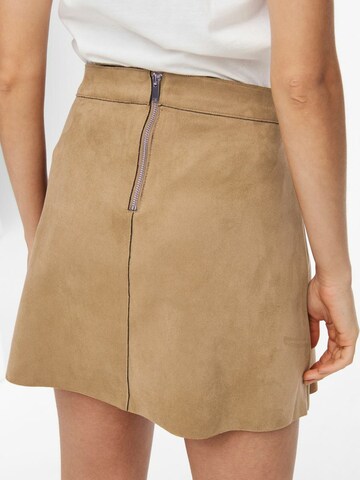 ONLY Skirt 'Suede' in Brown