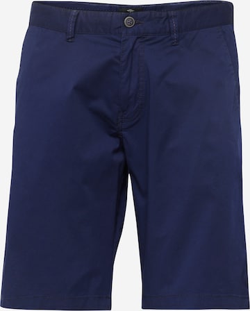 Pantalon chino FYNCH-HATTON en bleu : devant