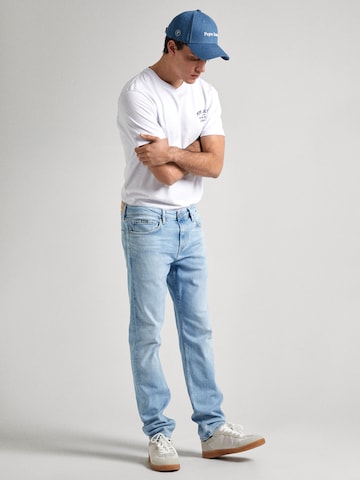 Coupe slim Jean Pepe Jeans en bleu