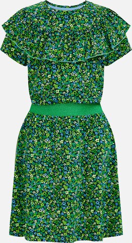 Rochie de la WE Fashion pe verde: față