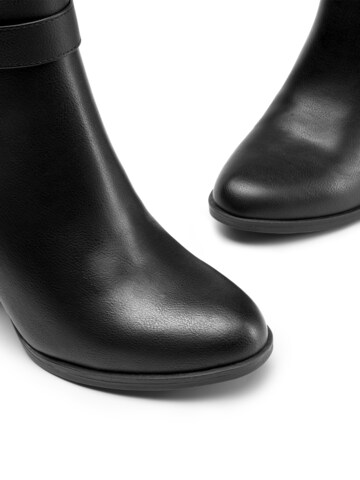 Dream Pairs Enkellaarsje in Zwart
