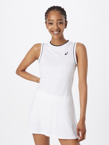 ASICS Sportowa sukienka w kolorze biały: przód