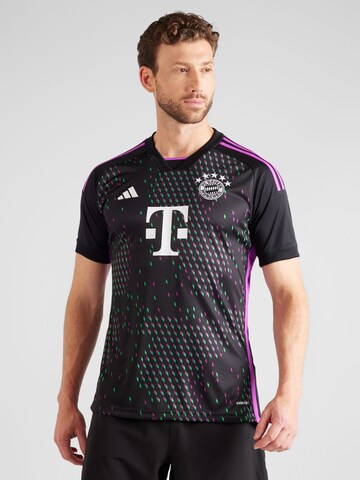 ADIDAS PERFORMANCE - Camiseta de fútbol 'FC Bayern München 23/24' en negro: frente