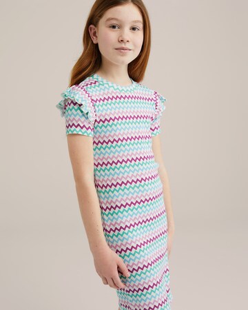 WE Fashion Obleka | zelena barva