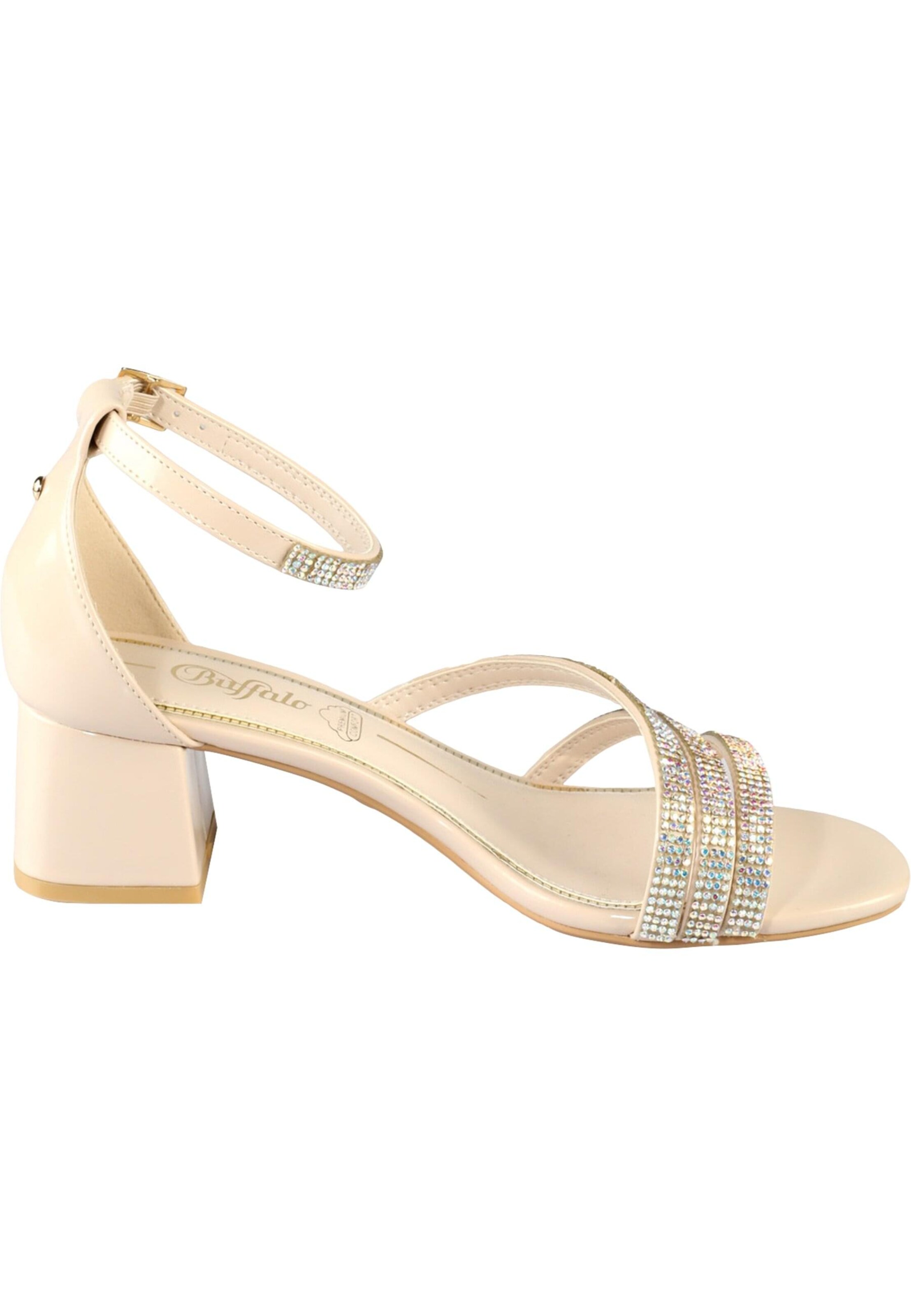 BUFFALO Strap Sandals in Beige