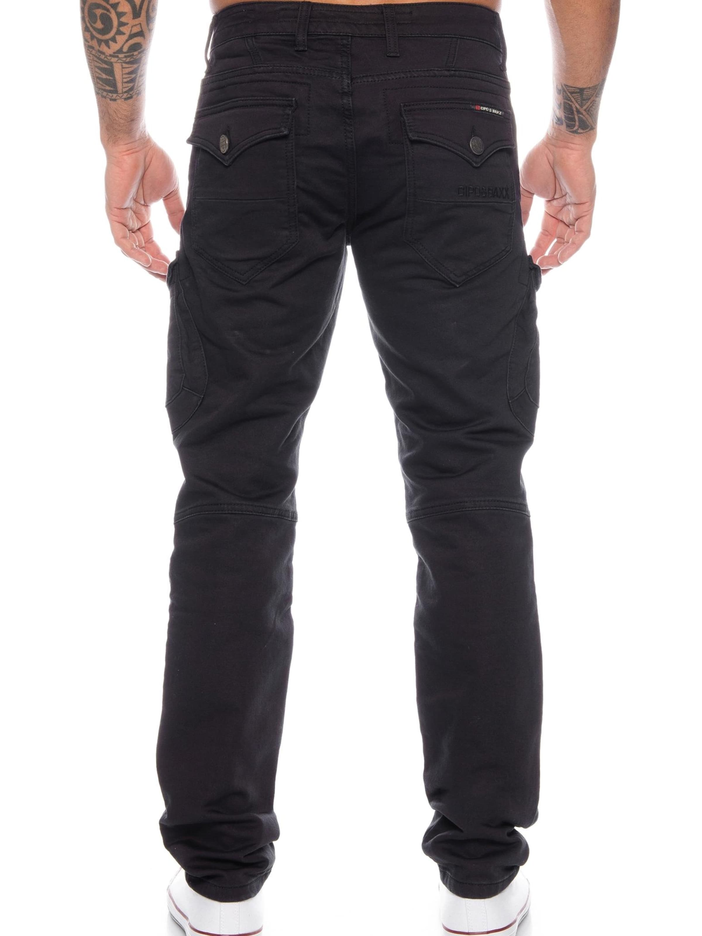 CIPO & BAXX Regular Jeans 'BJ424' in Black