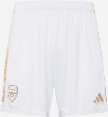 ADIDAS PERFORMANCE Regular Sportshorts 'FC Arsenal 23/24' in Weiß: predná strana