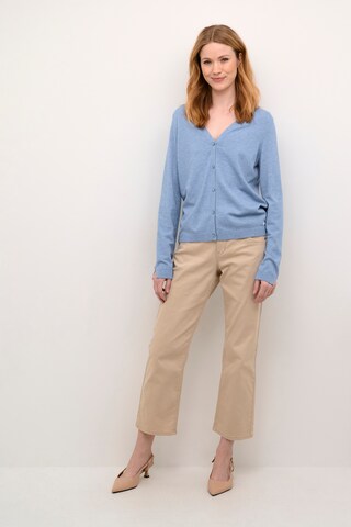 Cream Knit cardigan 'Dela' in Blue