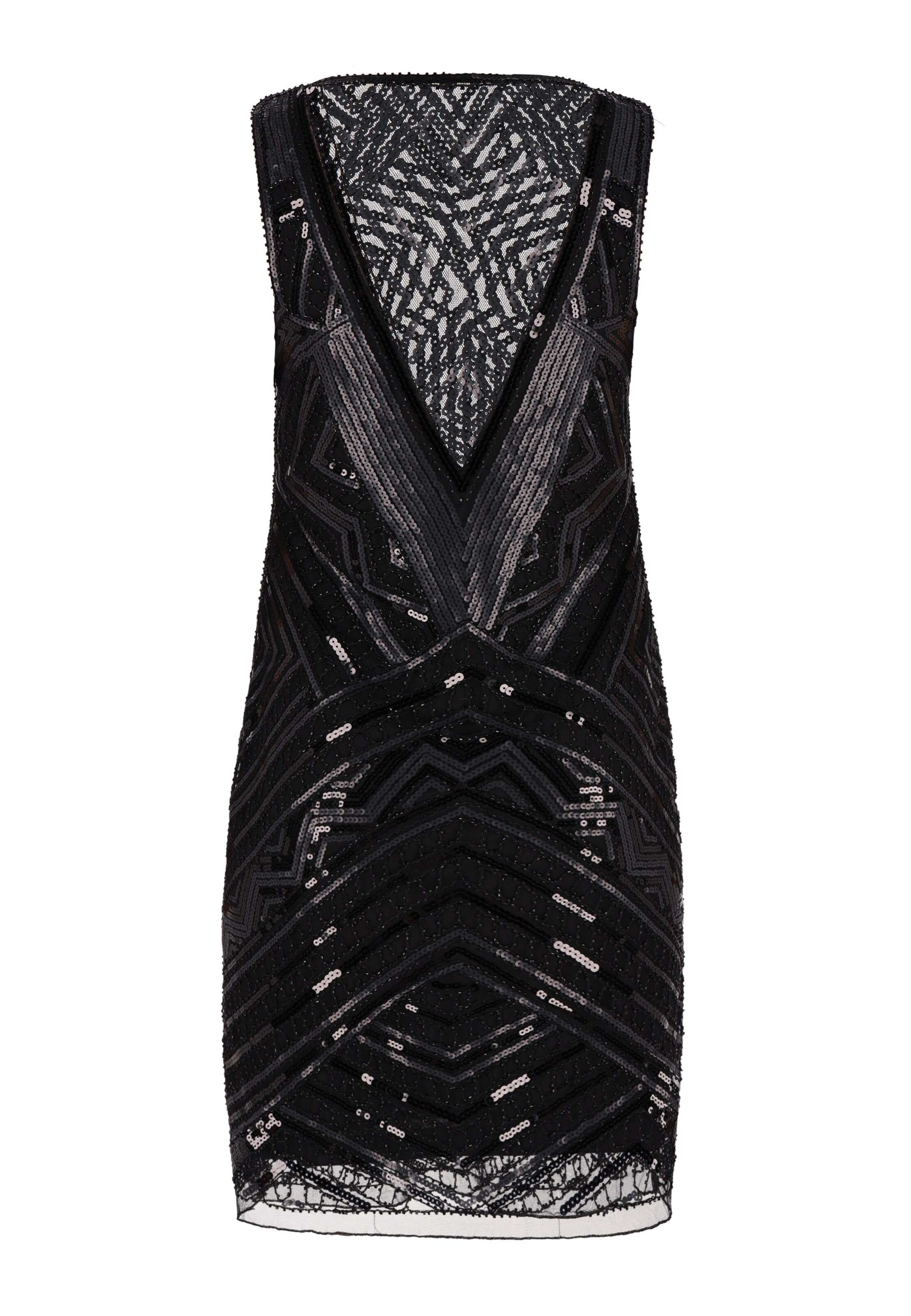 NAEMI - Vestido de gala en negro