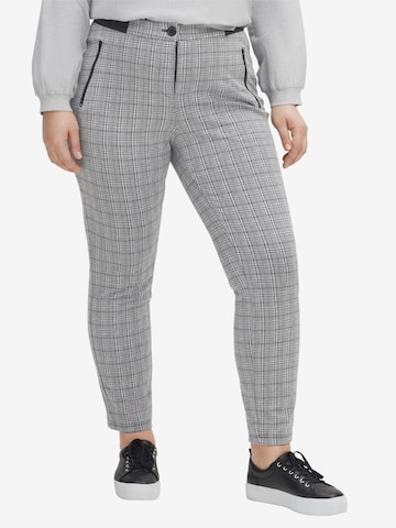 SHEEGO Slim fit Pants in Grey: front