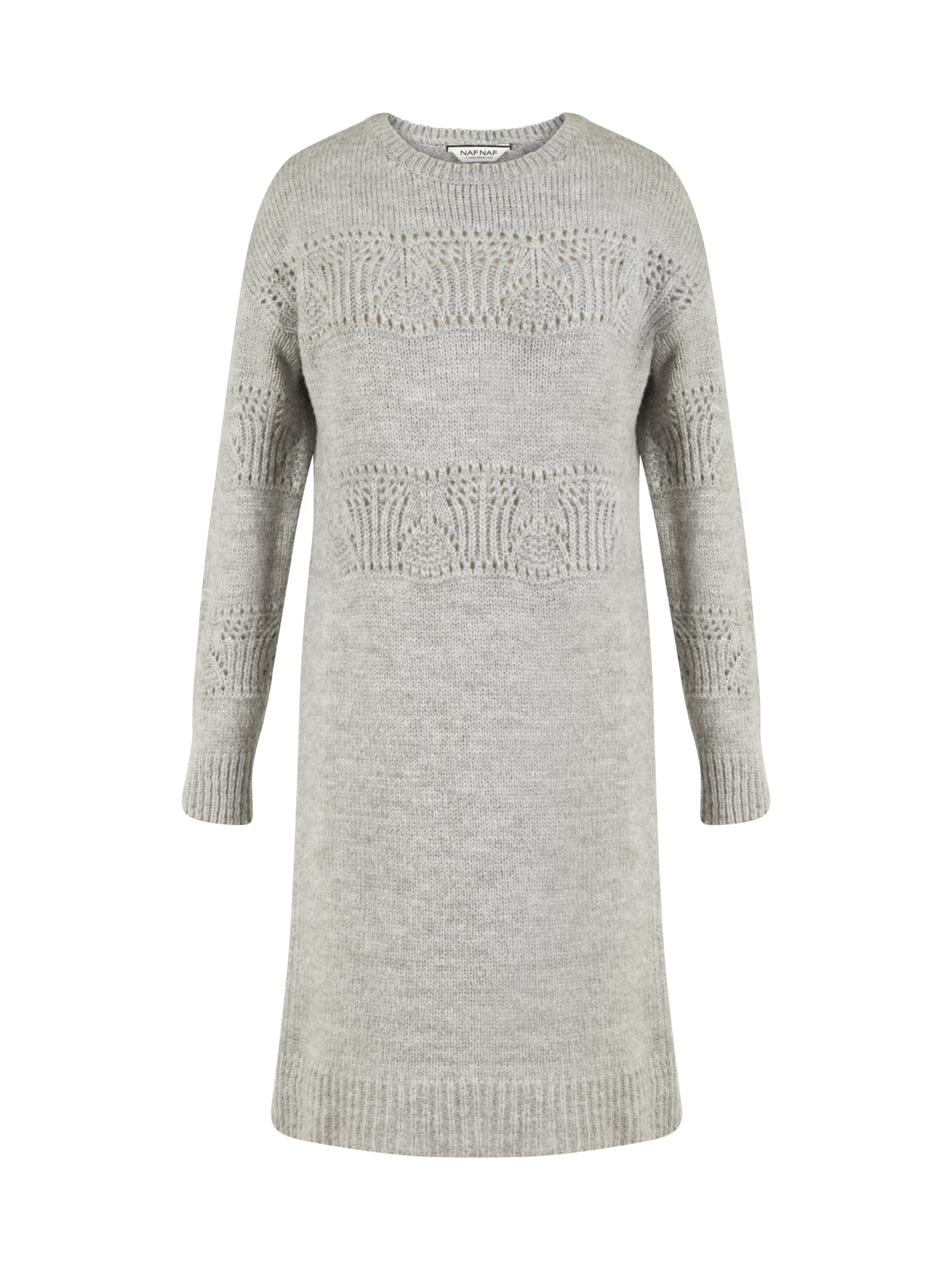 Frauen Kleider NAF NAF Kleid 'Singa' in Grau - AI53657 Frauen Kleider NAF NAF Kleid 'Singa' in Grau - AI53657