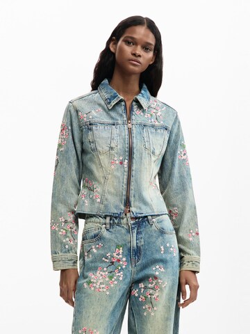 Desigual Prechodná bunda - Modrá: predná strana