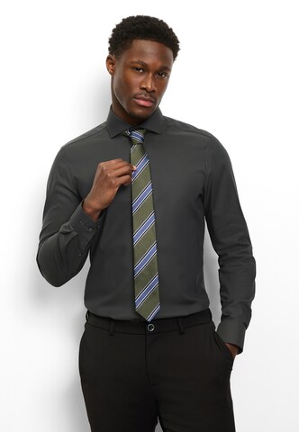 OLYMP Regular fit Button Up Shirt in Black: front
