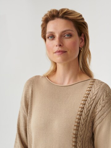 TATUUM Sweter 'MAJO' w kolorze beżowy
