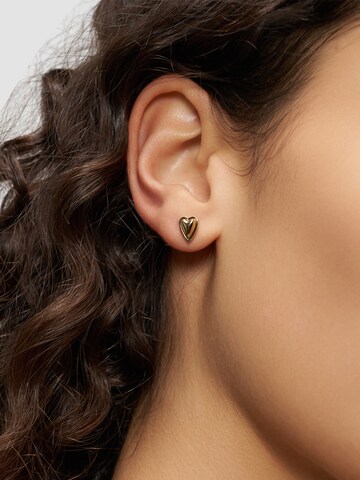 Liebeskind Berlin Earrings 'Heart' in Gold: front