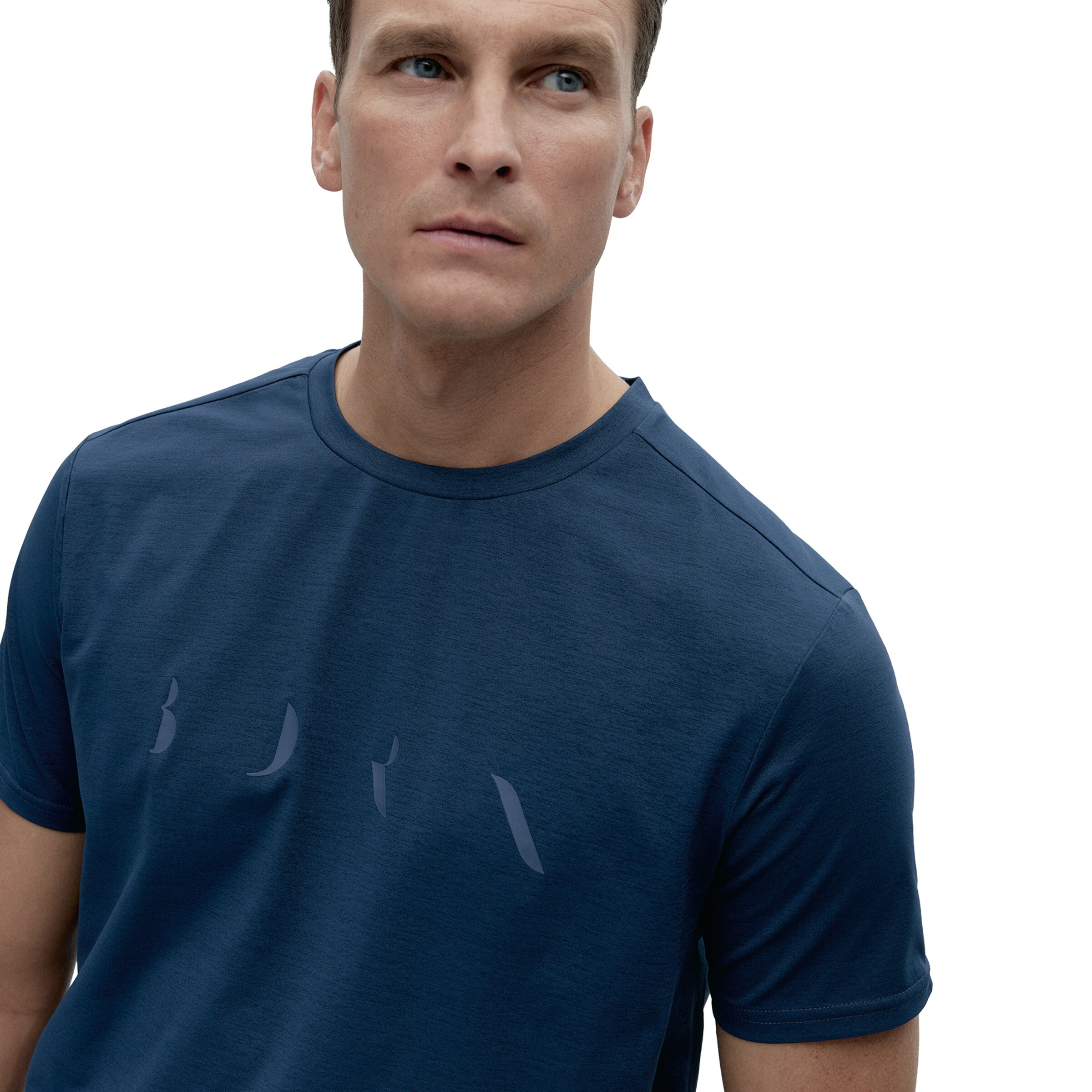 Born Living Yoga Shirt 'Cott_Free' in Blauw