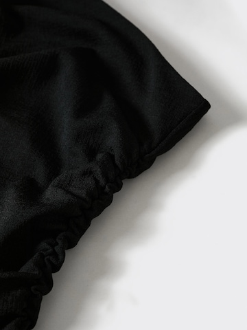 MANGO Koktejl obleka 'MARITA' | črna barva