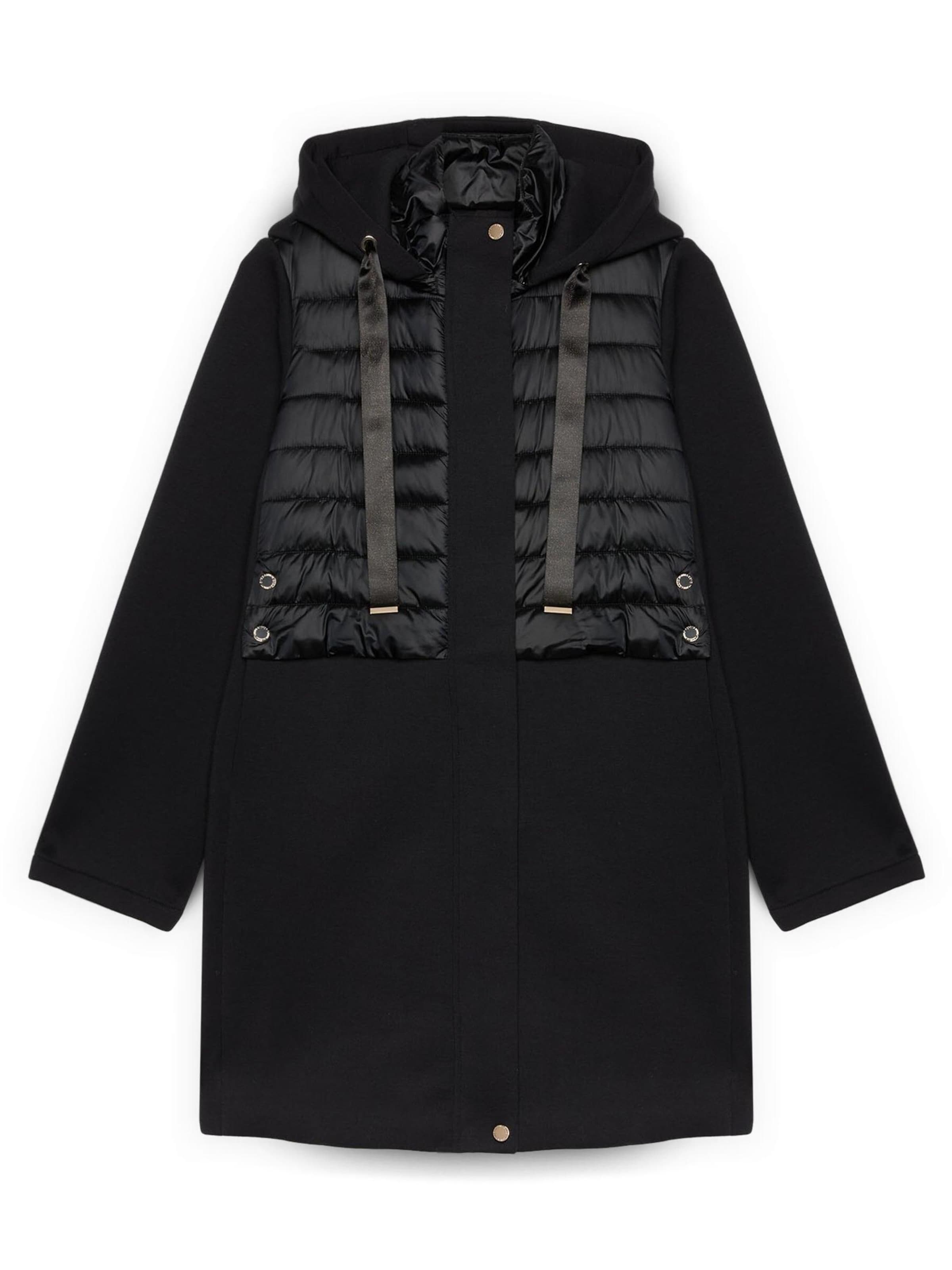 Fiorella Rubino Winterjas in Zwart: voorkant