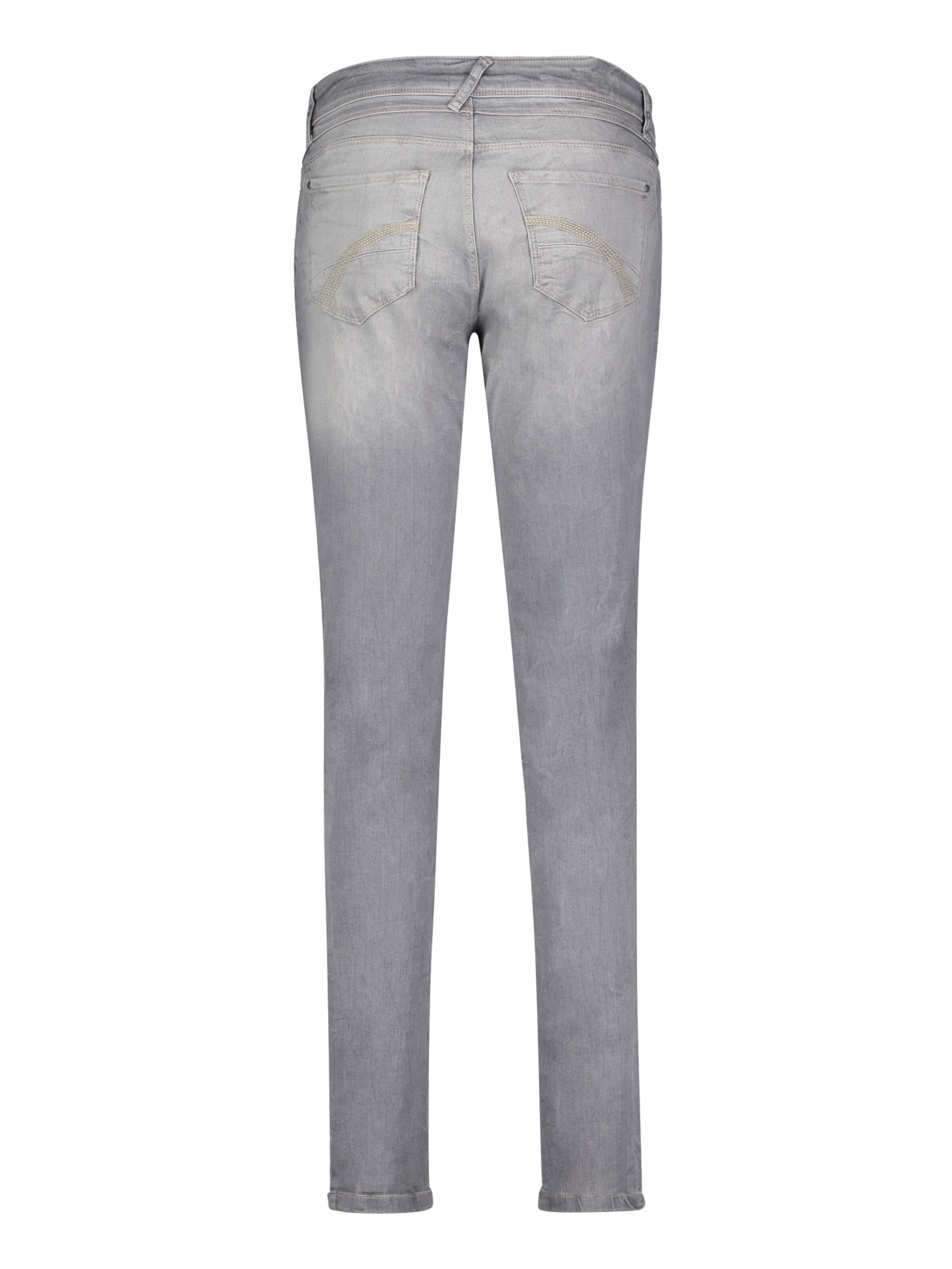 Frauen Jeans Cartoon Boyfriend-Hose mit Reißverschluss in Beige - YB19761