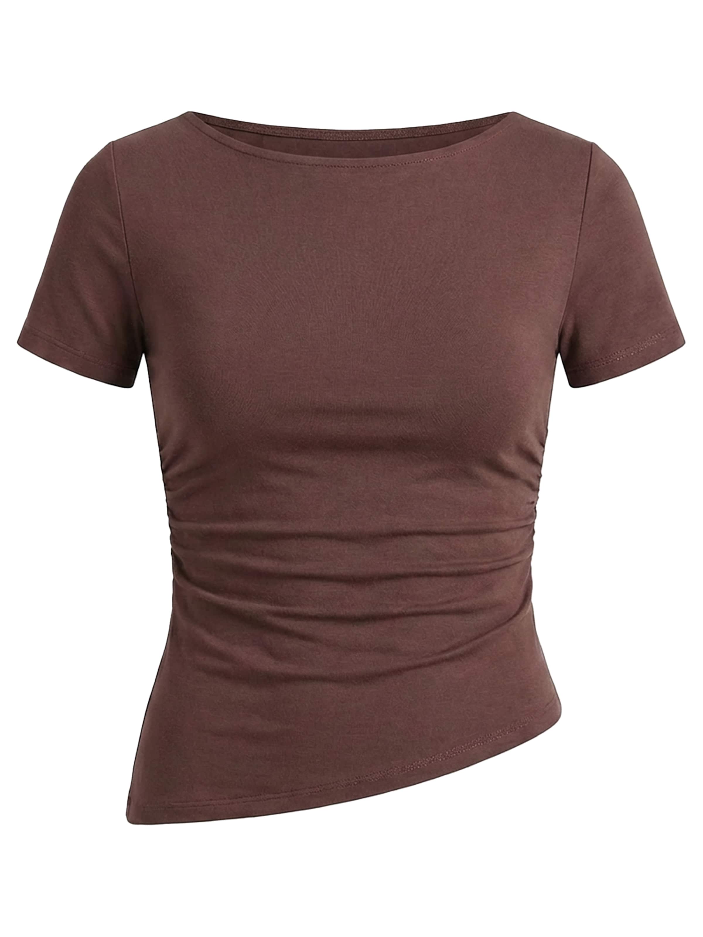 studioselect T-shirt 'Rosalie' en chocolat, Vue avec produit