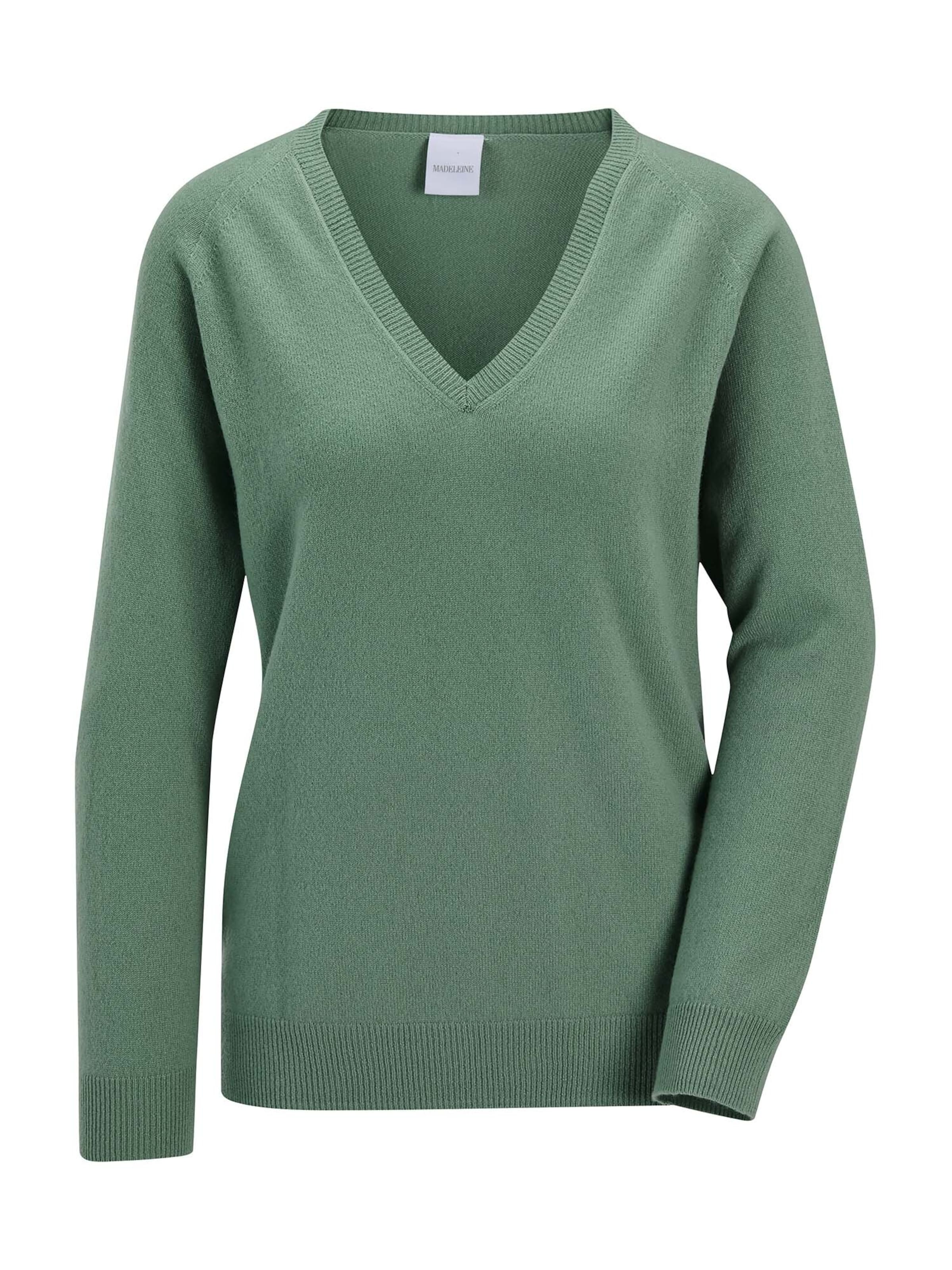 Pull-over MADELEINE en vert : devant