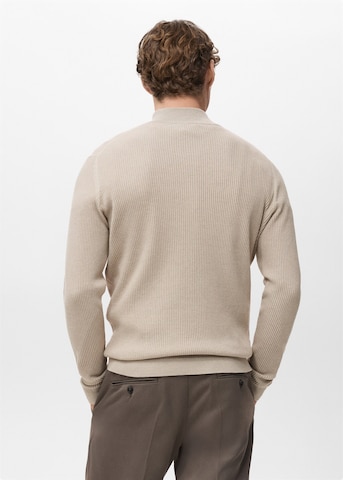 MANGO MAN Sweater 'Antiguap' in Beige