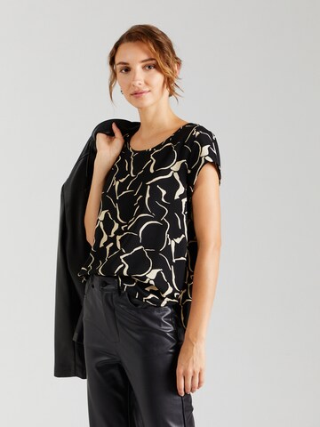 ONLY Blouse 'Vic' in Zwart: voorkant