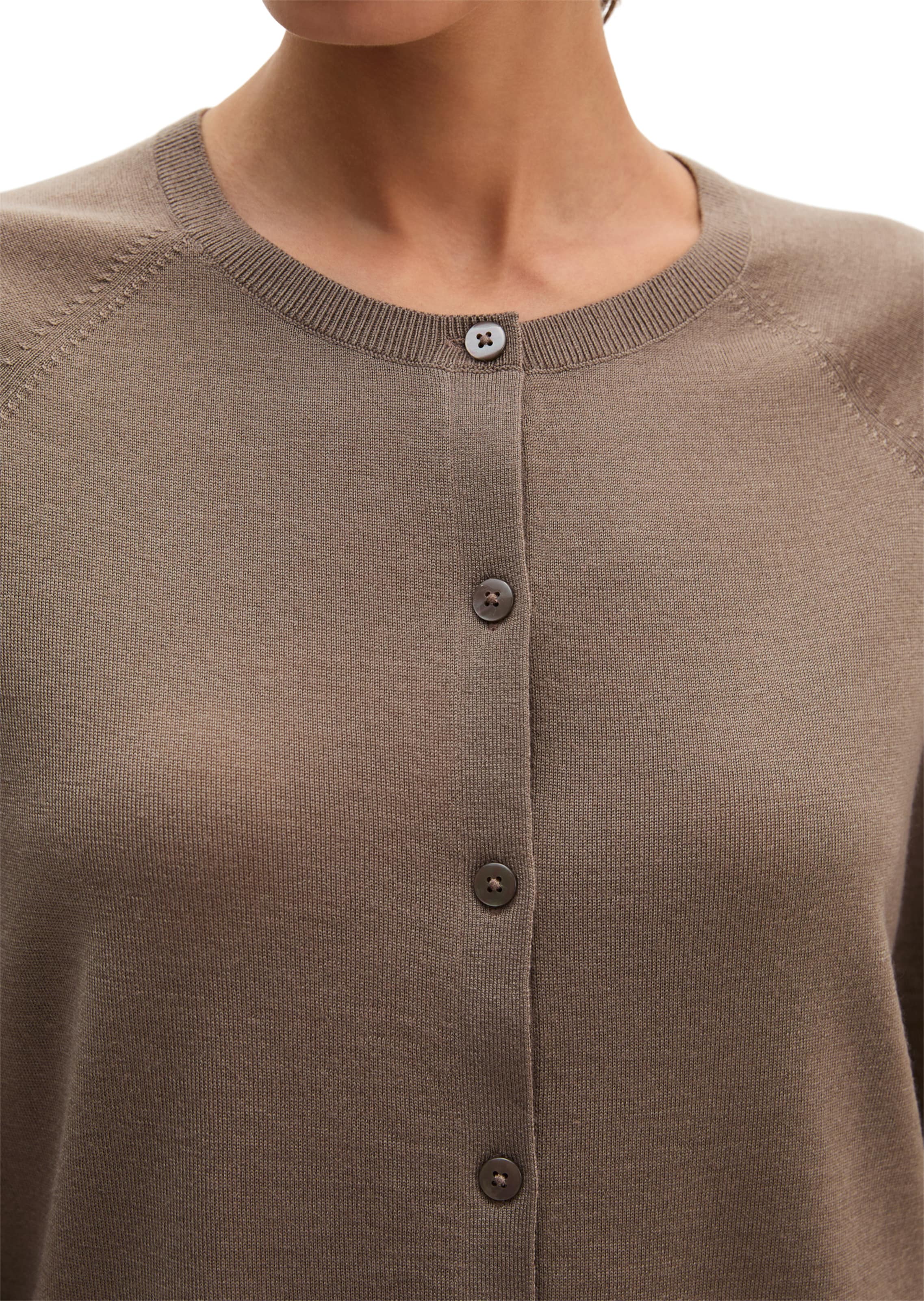 Marc O'Polo Strickjacke in Braun
