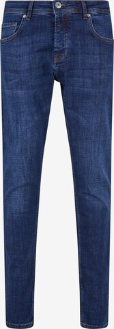 2Y Premium Slimfit Jeans in Blauw: voorkant