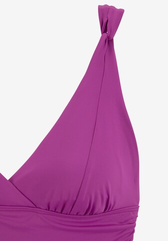 LASCANA Triangle Swimsuit in Purple