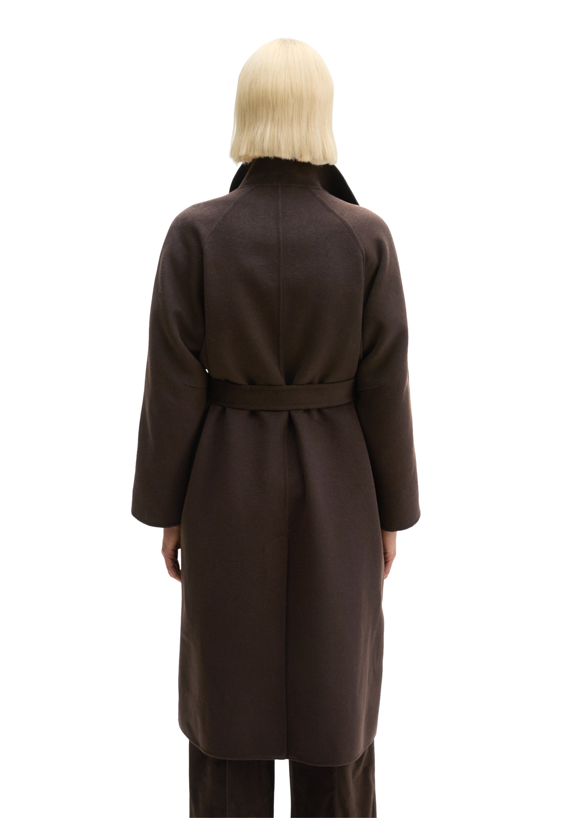 Marc O'Polo Between-seasons coat in Brown: back