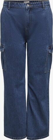 ONLY Carmakoma Regular Cargo Jeans 'CARHOPE' in Blue: front