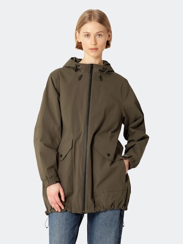 Veste fonctionnelle ILSE JACOBSEN en marron : devant