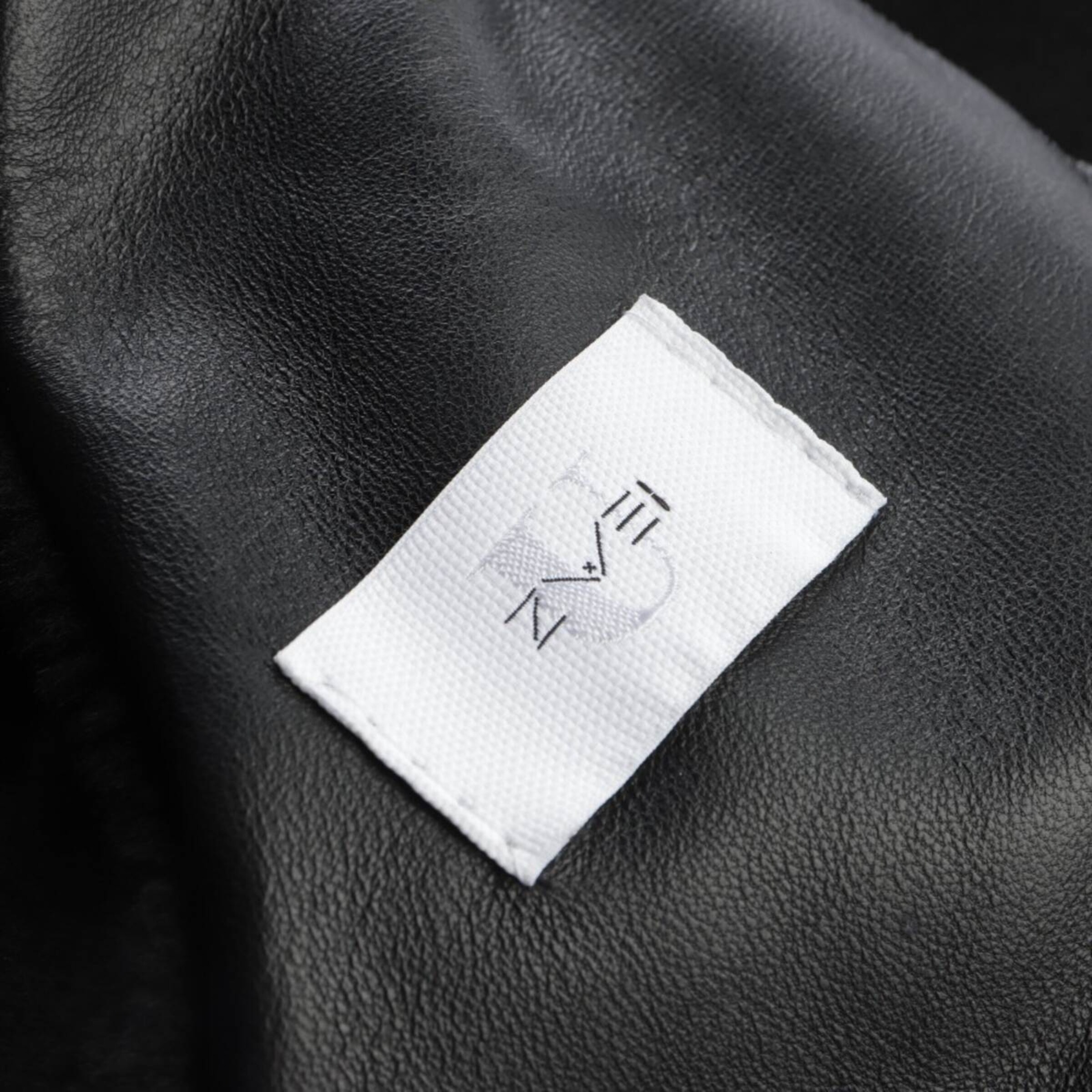 Unger Lederjacke / Ledermantel S in Schwarz