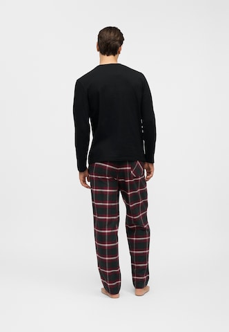 Pigiama lungo 'Holiday' di BOSS in rosso