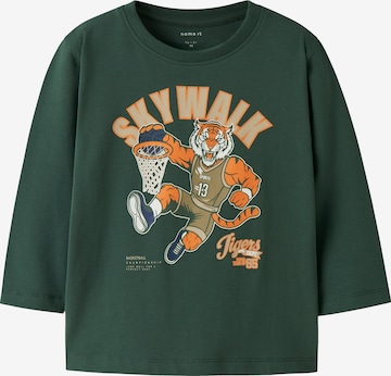 NAME IT Shirt 'NMMLINCOM' in Grün: Vorderseite