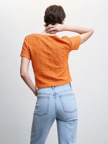 MANGO Bluse 'FIDELA' i orange