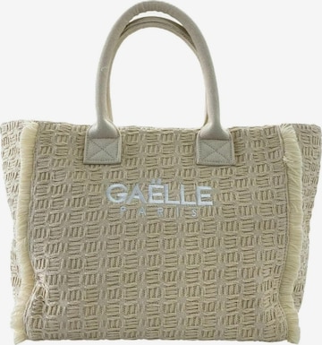 Gaelle Paris Handbag in Beige: front