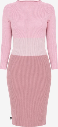 Süel knitwear Strickkleid 'Amanda Stripe' in S-M in rosa, Produktansicht