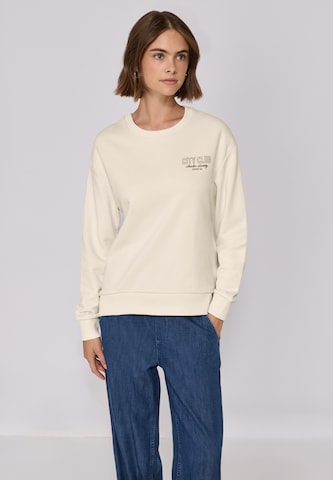Street One Studio Sweatshirt in Beige: Vorderseite