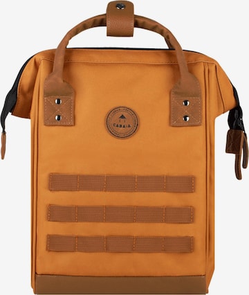 Cabaia Backpack 'Adventurer' in Yellow: front