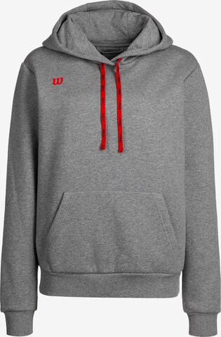 WILSON Sportief sweatshirt in Grijs: voorkant