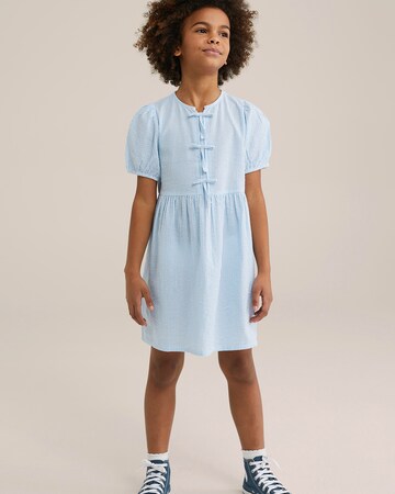Robe WE Fashion en bleu : devant