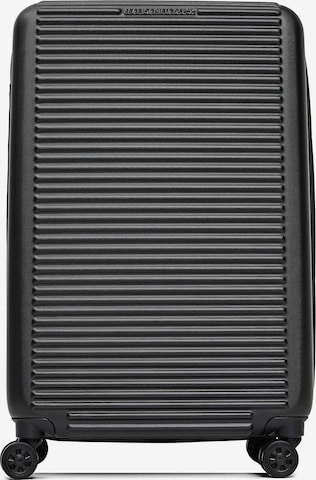MANDARINA DUCK Trolley 'Tank Case' in Zwart: voorkant