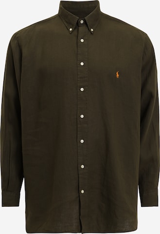 Polo Ralph Lauren Big & Tall Regular fit Button Up Shirt in Green: front